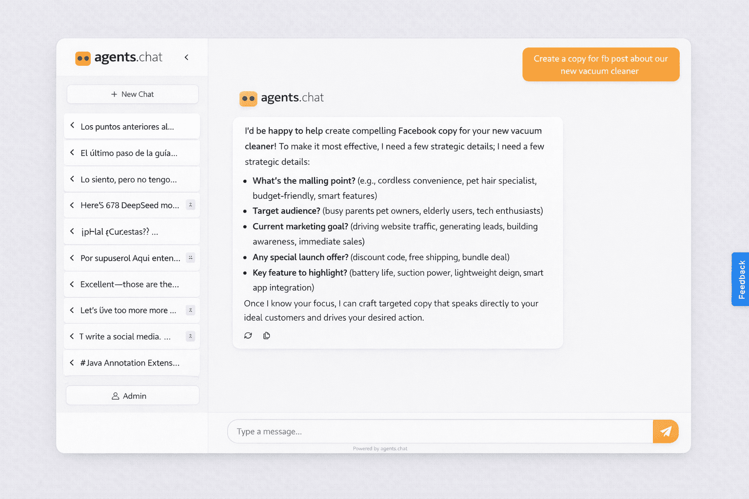 Whitelabel Platform preview